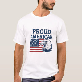 Proud American Men's T - Shirt - Patriotic Gift