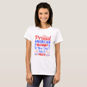 Proud American Mom If You Don't Like It Patriotic T-Shirt (Vorne ganz)