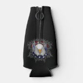 Proud American Patriot Flasche Cooler Flaschenkühler (Rückseite)