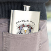Proud American Patriot Flask Flachmann (Beispiel)