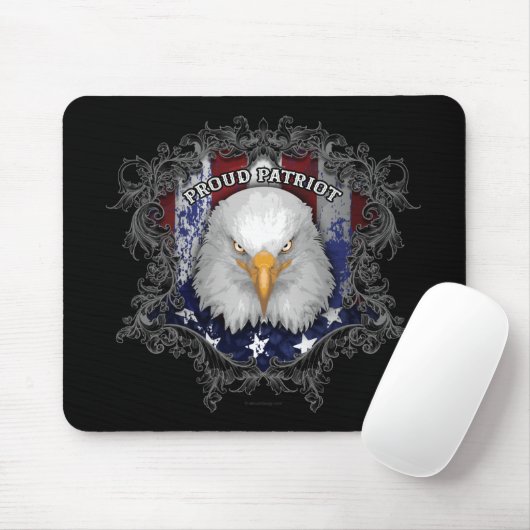 Proud American Patriot Mousepad (Mit Mouse)