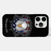 Proud American Patriot (personalisiert) Case-Mate iPhone Hülle (Rückseite (Horizontal))