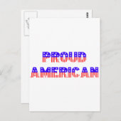 Proud American Postkarte (Vorne/Hinten)