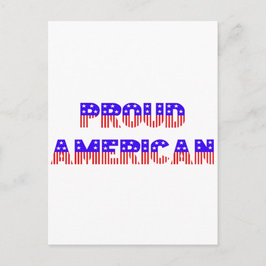 Proud American Postkarte (Vorderseite)