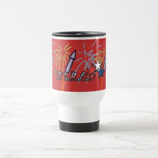Proud American - Reisebecher (Mittel)