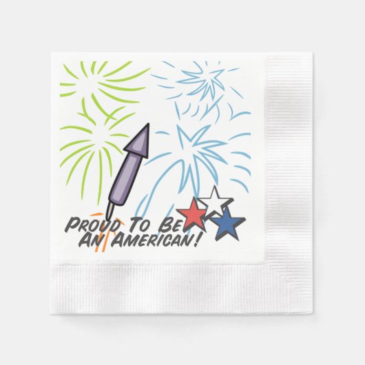 Proud American - Serviette (Vorderseite)