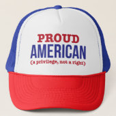 Proud American Trucker Hat Truckerkappe (Vorderseite)