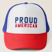 Proud American Truckerkappe (Vorderseite)