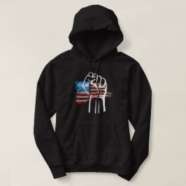 PROUD AMERICAN - wht Hoodie