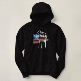 PROUD AMERICAN - wht Hoodie