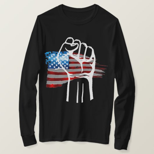 PROUD AMERICAN - wht T-Shirt (Design vorne)