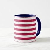 Proud Americans | Large 15 oz American Flag Mug Tasse (VorderseiteRechts)