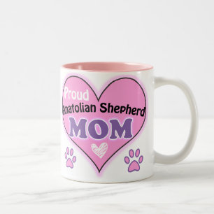 Proud Anatolian Shepherd Mama Zweifarbige Tasse