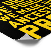 Proud Ancestors Poster (Ecke)