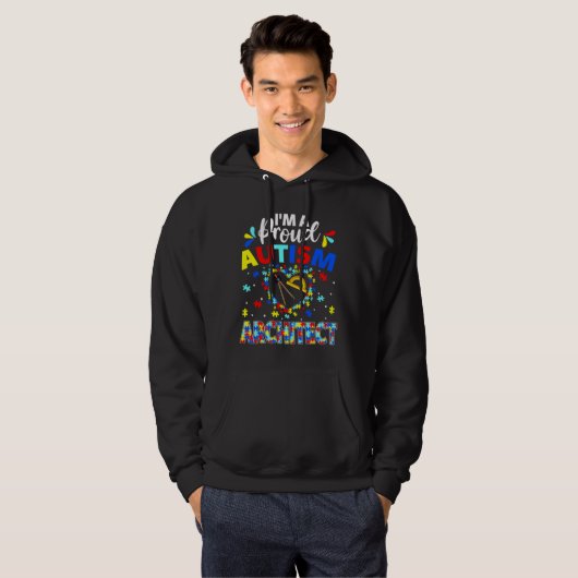 Proud Architecture Autism Awareness Liebe Autistic Hoodie (Vorne ganz)
