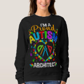 Proud Architecture Autism Awareness Liebe Autistic Sweatshirt (Vorderseite)