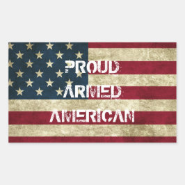 Proud Ard American Sticker