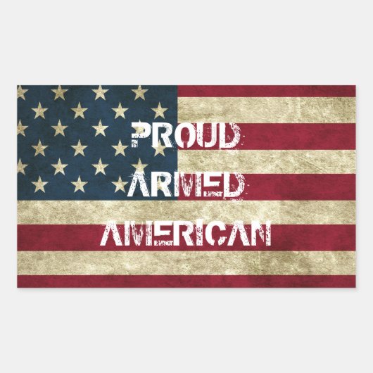 Proud Ard American Sticker (Vorderseite)