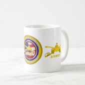 Proud Army Armor Veteran Kaffeetasse (VorderseiteRechts)