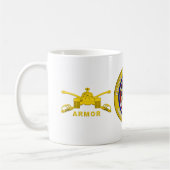 Proud Army Armor Veteran Kaffeetasse (Links)