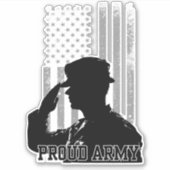 Proud Army Aufkleber (Vorderseite)