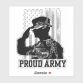 Proud Army Aufkleber (Blatt)