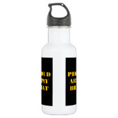 Proud Army Brat Trinkflasche (Rückseite)