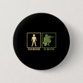 Proud Army Brother I-navy Airforce Seal Ranger Button (Vorderseite)