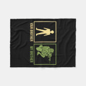 Proud Army Brother I-navy Airforce Seal Ranger  Fleecedecke (Vorderseite (Horizontal))