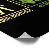 Proud Army Brother I-navy Airforce Seal Ranger Poster (Ecke)