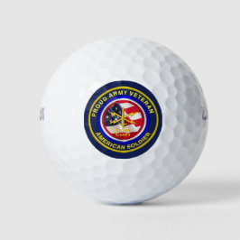 Proud Army Cyber Corps Veteran Golfball
