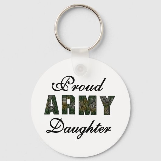 Proud Army Daughter Schlüsselanhänger (Vorderseite)