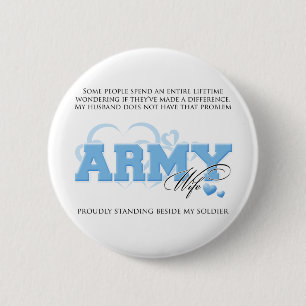 Proud ARMY Ehefrau Button
