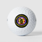 Proud Army Electronic Warfare Veteran Golfball (Vorderseite)
