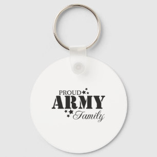 Proud Army Family Button Keychain Schlüsselanhänger