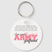 Proud Army Girlfriend Schlüsselanhänger (Vorderseite)