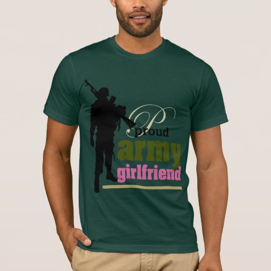 Proud Army Girlfriend T-Shirt (Vorderseite)