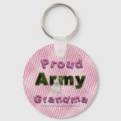 Proud Army Grandma Keychain Schlüsselanhänger (Vorderseite)