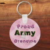 Proud Army Grandma Keychain Schlüsselanhänger (Vorderseite)
