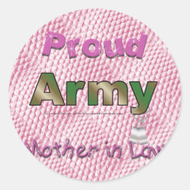 Proud Army Mother in Law Stickers