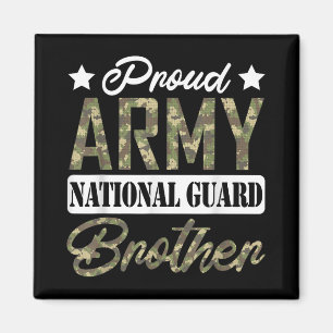 Proud Army National Guard Brother Military Family Magnet