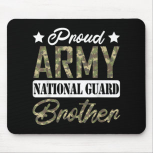 Proud Army National Guard Brother Military Family Mousepad