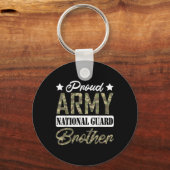 Proud Army National Guard Brother Military Family Schlüsselanhänger (Vorderseite)