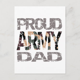 Proud Army Papa Postkarte
