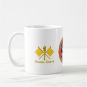 Proud Army Signal Corps Veteran Kaffeetasse (Links)