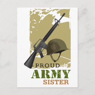Proud Army Sister Postkarte