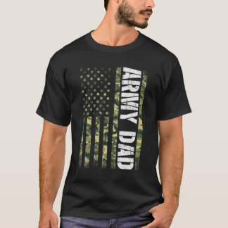 Proud Army Vater United Staaten USA Flag Geschenk  T-Shirt