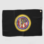 Proud Army Veteran Cavalry Soldier Golfhandtuch (Horizontal)