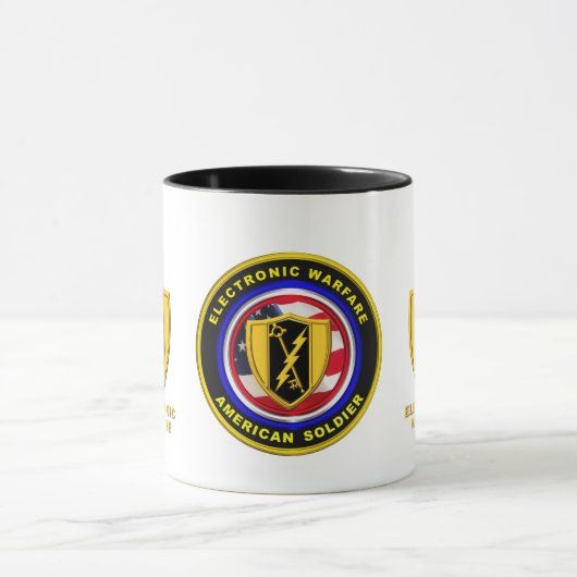 Proud Army Veteran Elektronischer Krieg Tasse (Zentrum)