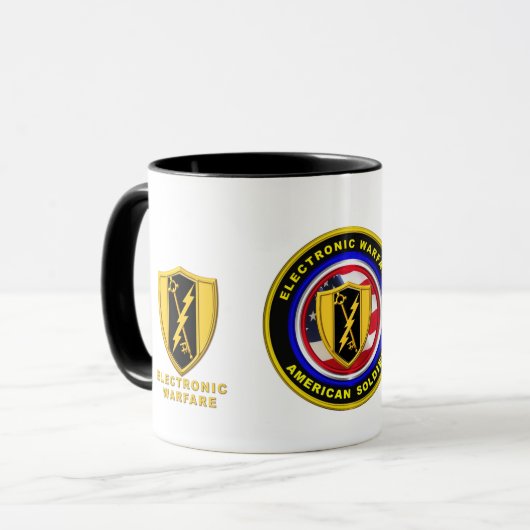 Proud Army Veteran Elektronischer Krieg Tasse (Vorderseite Links)